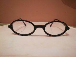 Vintage Lunor Mod 202 Made In Germany Black Oval Eyeglasses Frame
