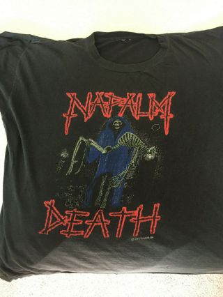 Vintage Napalm Death 1990 Shirt