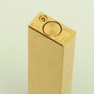 VINTAGE DUNHILL GOLD PLATED LONG BOY ROLLAGAS DIAMOND POINT LIGHTER 8