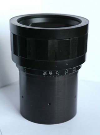 Anamorphic Lomo Lens 35nap2 - 3m 80 - 140 Mm Soviet Vtg Movie Projector