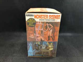 Vintage 1971 Aurora Monster Scenes The Victim Snap - Together Model Kit 632 4
