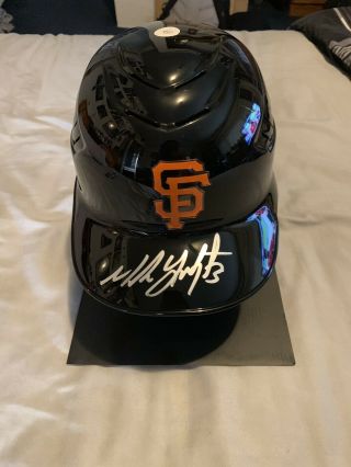 Mike Yastrzemski Signed Full Size San Francisco Giants Batting Helmet Proof Rare