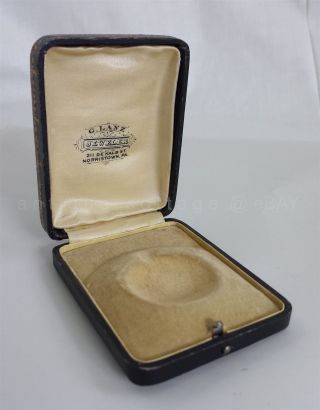 1800s G.  Lanz Jeweler Norristown Pa Pocket Watch Jewelry Box Silk Lined Empty