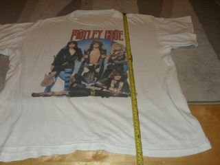 Motley Crue shirt from 1987 skid row guns n roses iron maiden metallica 6