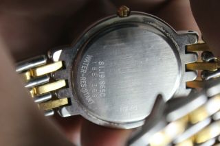 Vintage MOVADO Black Museum Quartz Men ' s watch 81.  19.  865C 6