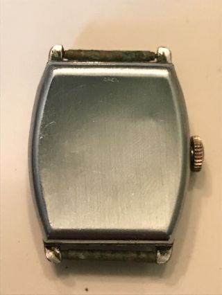 Rare Vintage 1920 ' s Art Deco Bulova Mens Watch 10AN With Dust Protector 8