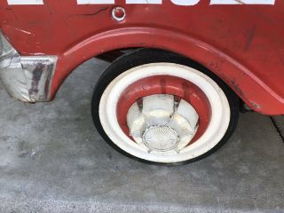 Vintage Murray Fire Truck Pedal Car 8