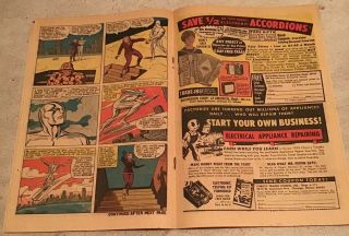 Fantastic Four 50 Marvel Comic 1966 Silver Surfer Galactus Vintage Silver Age 8