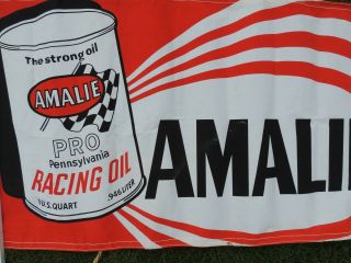 VINTAGE 1960 ' s AMALIE RACING BANNER INDY USAC NHRA IMSA NASCAR 2