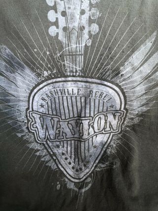 Small Waylon Jennings Nashville Rebel Shirt Vintage 80’s Good Shape 2
