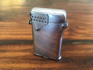 Rare Vintage Thorens Double Claw Semi - Automatic Pocket Lighter - Swiss Made