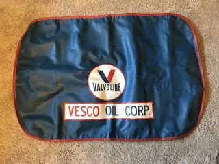 Vintage Valvoline Oil Fender Cover - Rare