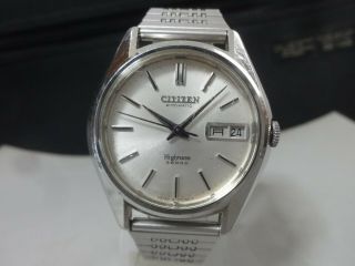 Vintage 1971 Citizen Automatic Watch [highness 36000] 28j Cal.  7730 36000bph
