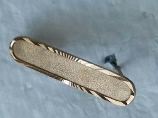18 K Solid Gold Baby Brooch Pin Lock - Vintage - 2.  02 Grams