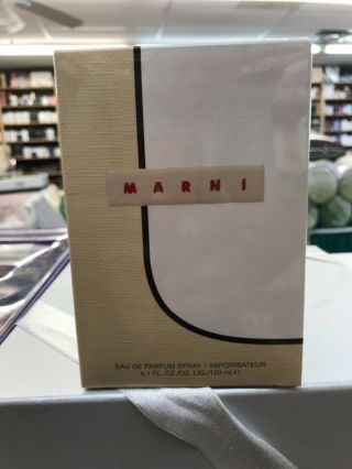 Marni Eau De Parfum Perfume Spray 4.  1oz Formula & Rare Htf Vintage