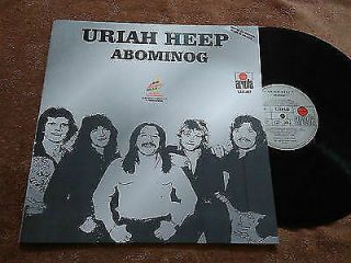 Uriah Heep - Abominog / Chasing Shadows Mega Rare 12 " Promo Mexico Lp 1982