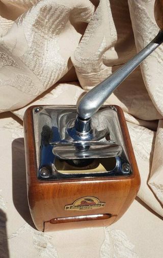 VINTAGE Zassenhaus WOODEN COFFEE GRINDER MILL German Great 5