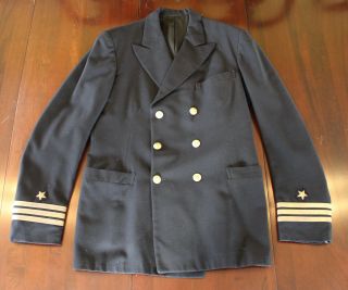 Vintage American Export Lines Cruise Ships Commander Officer Uniform Blazer