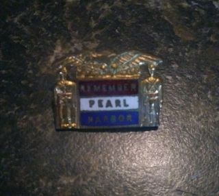 " Remember Pearl Harbor " Pin - Wwii Patriotic Home Front Pin
