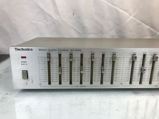 Vintage Technics SH - 8025 7 Band Stereo Graphic Equalizer 2
