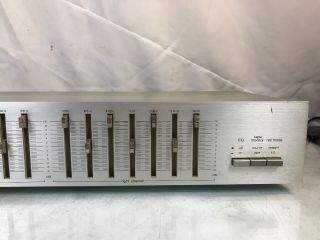 Vintage Technics SH - 8025 7 Band Stereo Graphic Equalizer 3