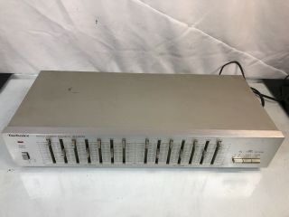 Vintage Technics SH - 8025 7 Band Stereo Graphic Equalizer 4