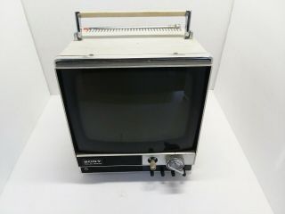 Sony Transistor Tv Vintage Model Tv 920u Power 