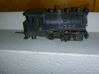 Ho Vintage 0 - 4 - 0 Dockside Steam Locomotive Switcher - Brass/cast