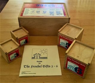 Rare Vintage Froebel Gifts 2 - 6 From 1983 By Heartland