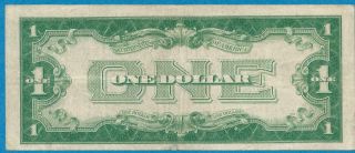 $1.  00 1928 - E RARE KEY SERIES BLUE SEAL SILVER CERTIFICATE VF,  MARGIN REPAIR 4
