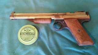 Vintage Benjamin 132 Cal Pellet Pistol 22 Cal