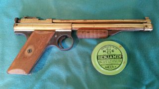 VINTAGE BENJAMIN 132 CAL PELLET PISTOL 22 CAL 2