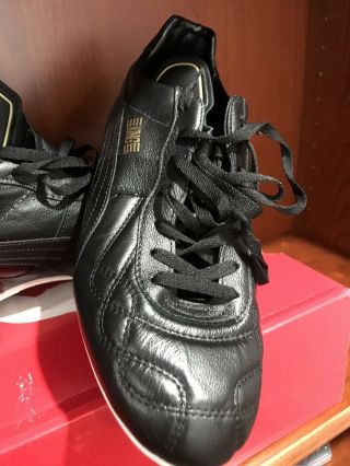 Puma King Classic Shoes Cleats - - All Black - US 10.  5 Vintage 3