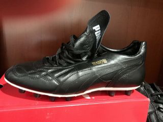 Puma King Classic Shoes Cleats - - All Black - US 10.  5 Vintage 7