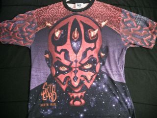 Vintage Star Wars Sith Lord Darth Maul Lee Sport T Shirt Extra Xl All Over Print