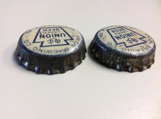 Vintage Union Beer Bottle Caps Union Brewing Co.  Castle PA 2