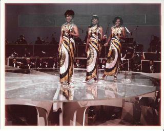 Supremes Diana Ross Vintage 1968 Tcb Rare Color Photo Motown Temptations