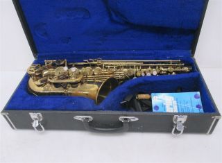 Heimer Vintage Alto Saxophone Sn 7201585 W/ Dixon Mouthpiece & Case