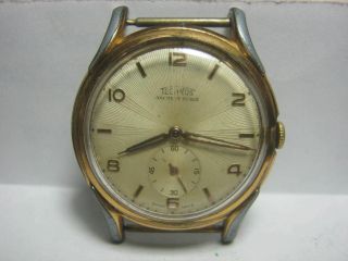 Vintage Swiss Mens Watch Technos Cal.  As 1215 - 1945 Year