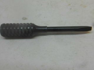Vintage Smith Wesson 9 Row Knurled Black Screw Driver