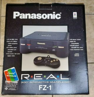 Panasonic 3do Fz - 1 Real Console Interactive Multiplayer Minty Cib Rare