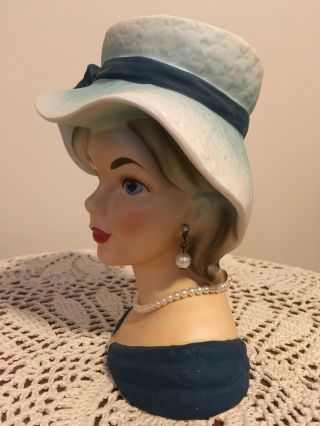 lady head vase headvase RELPO 7  K - 1679 vintage HTF 4