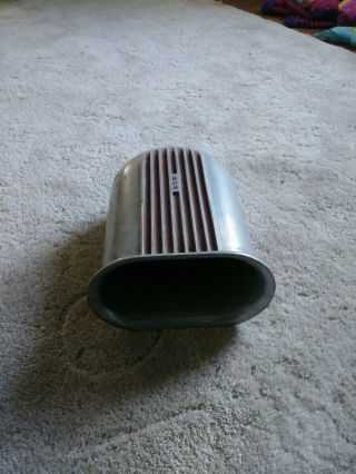 Vintage Bds Hilborn Style Aluminun Air Scoop 4 Barrel
