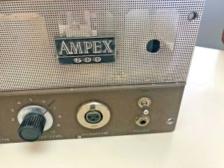 Vintage Ampex 600 601 Tube Mic Preamp 2