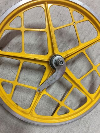 Old School BMX Products Mongoose Motomag II wheel set Blue Max Vintage RARE 5