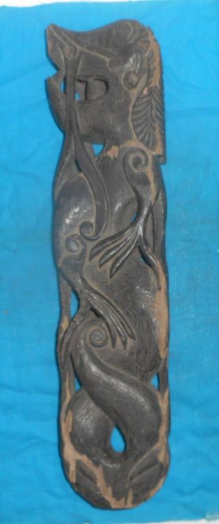 Vintage Wooden Animal Figurine Hand Carved Good For Project Or Home Décor My3064