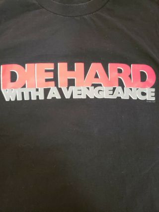 Vintage Die Hard With A Vengeance Movie Promo Shirt 1995 Murina Rare
