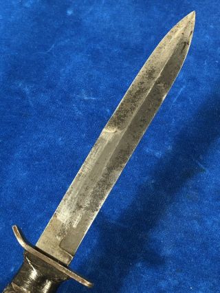 VERY RARE WW2 US M3 BOKER GUARD MARK TRENCH / FIGHTING KNIFE WWII 10