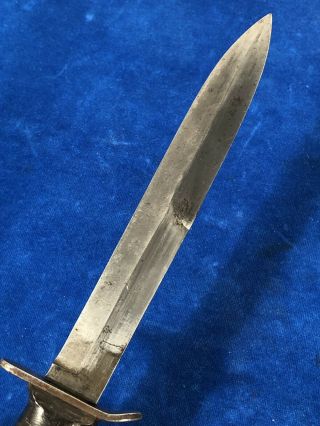 VERY RARE WW2 US M3 BOKER GUARD MARK TRENCH / FIGHTING KNIFE WWII 11