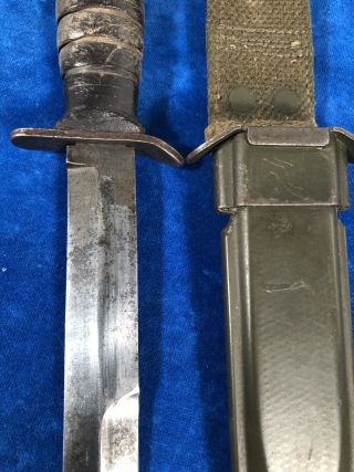VERY RARE WW2 US M3 BOKER GUARD MARK TRENCH / FIGHTING KNIFE WWII 3